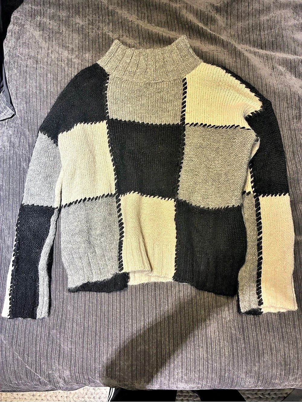 Eleven Six Avery Sweater Color Block Size Small Medium